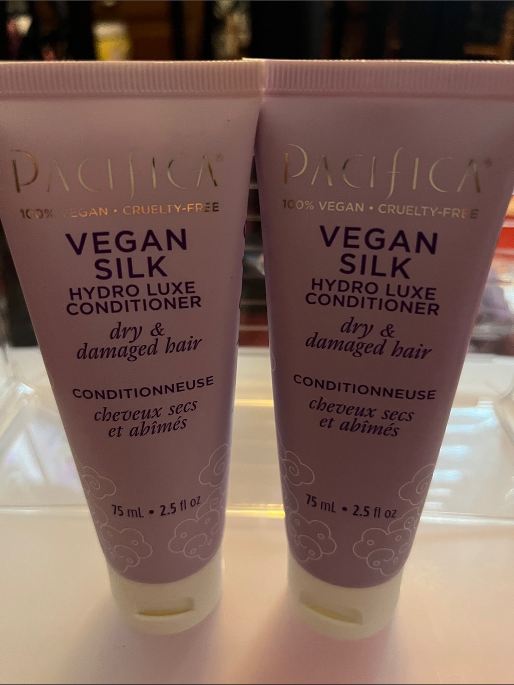 Pacifica Vegan Silk Hydro Luxe Conditioner - Light Purple Packaging